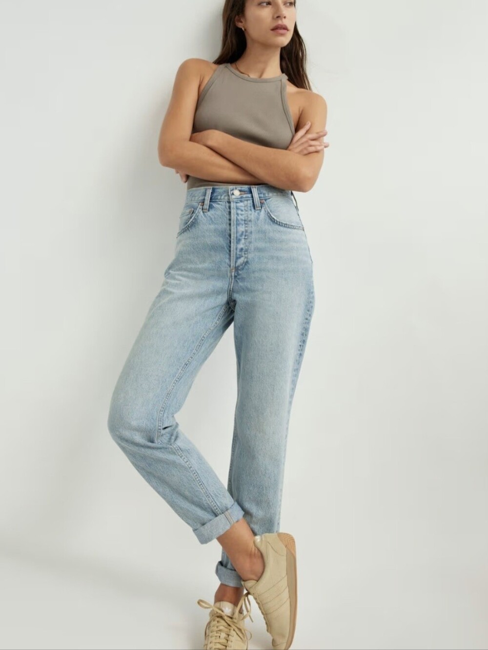 Denim Forum The Boyfriend High Rise Loose High-rise loose jeans